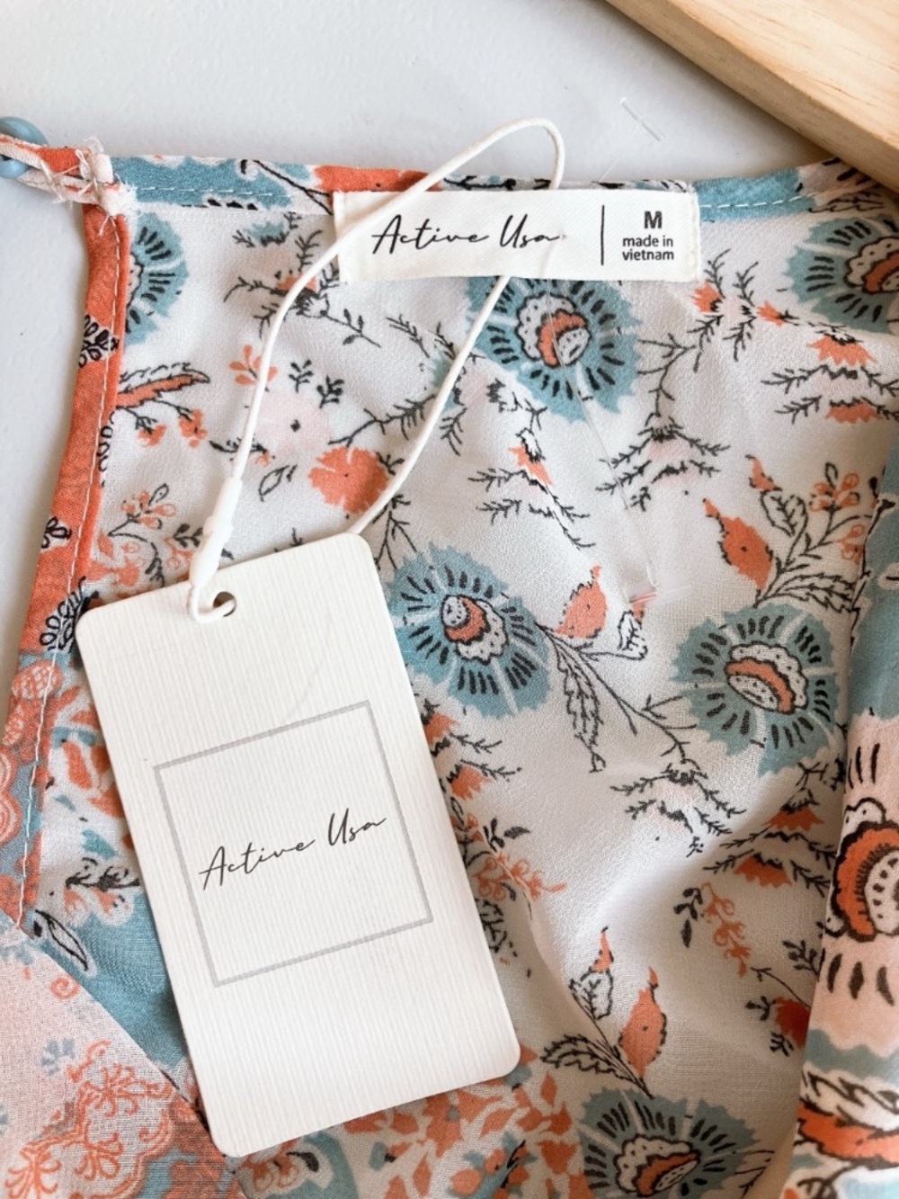 Amazon Active-USA Patchwork Longsleeve Chiffon Jumpsuit Romper Medium NWT - Picture 7 of 12